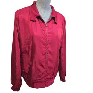 ZEAGOO Women's Long Sleeve Fleece Lined Red Jacket XL NWT